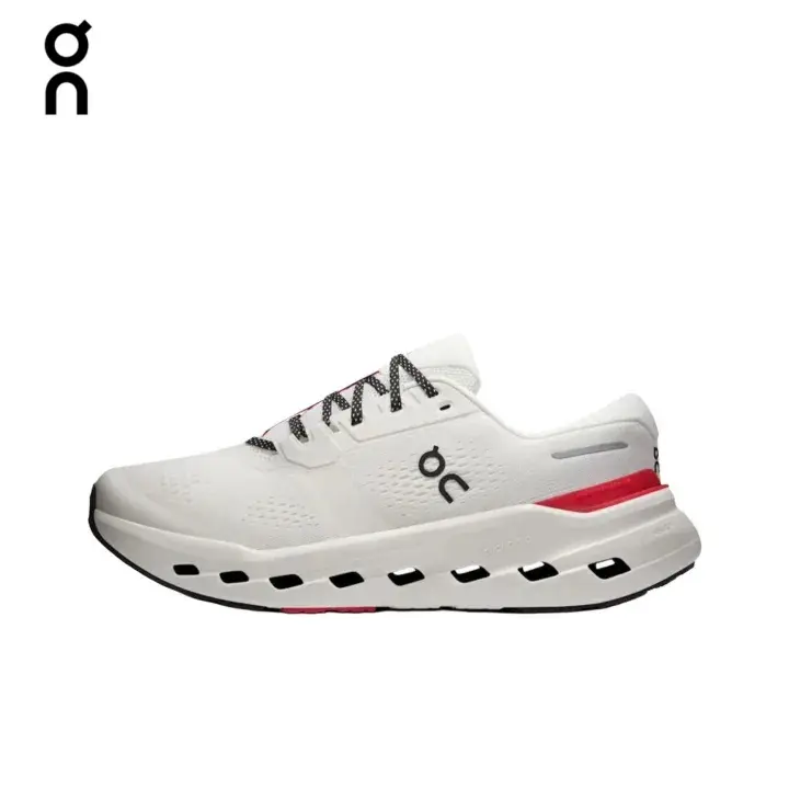 On Cloudrunner 3 Ivory Robin Red Unisex Road Running Sneakers