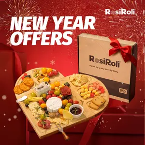 【NewYear2026】Party-Ready Charcuterie Board-Features Magnetic Modular Design Easily Creates Heart, Circle & Square Layouts-Perfect for Gatherings, Picnics,Valentine’s Day Gift