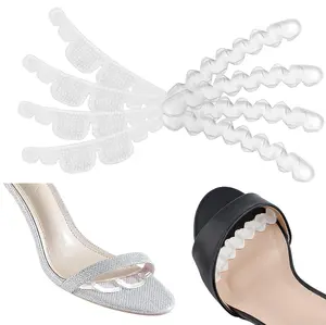 4 Pairs of Ball of Foot Cushions, High Heel Inserts, Foot Pads, Soft Gel Heel Cushions, Non-Slip Metatarsal Pads