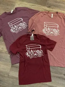 Floral Book Stack Tee