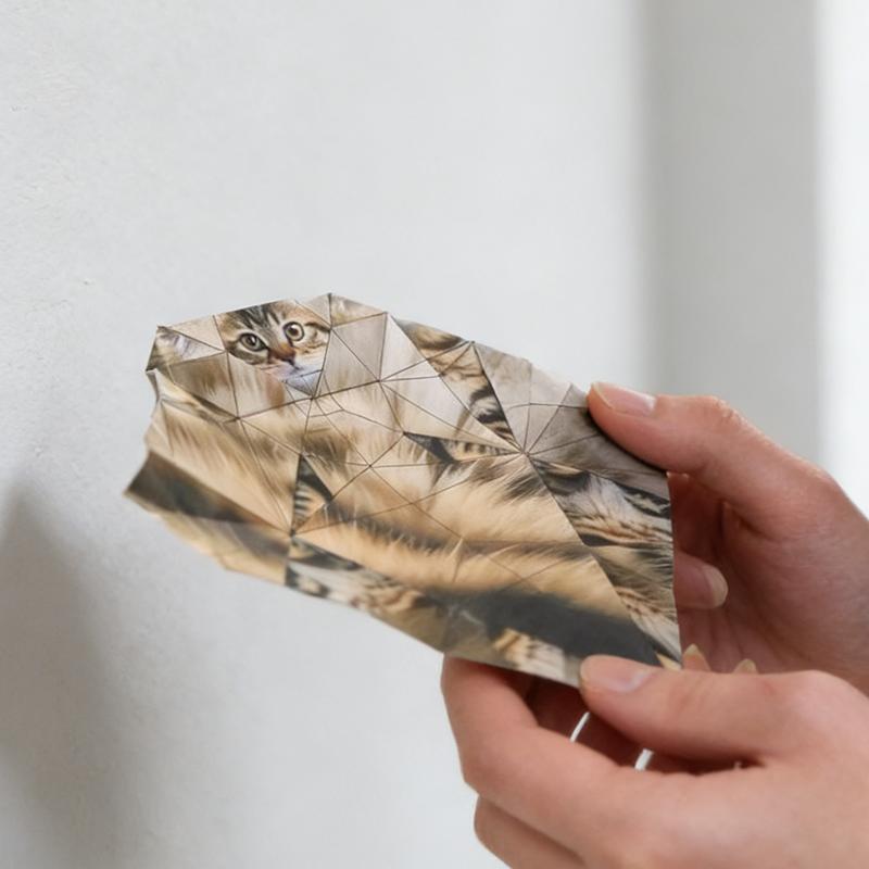 ihubei DIY Origami Cats Dogs Dinosaur Kit 150 Sheets, 3D Folding Craft Set Fun and Relaxing Handicraft Activity Cute Desk Decoration Perfect Gift for Kids Adults Pet Lovers Educational Toy to Improve Hand Eye Coordination Creativity and 3D Thinking Skills