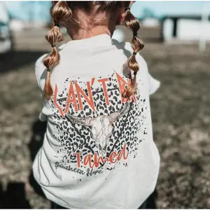 Youth & Todder Can’t Be Tamed Short Sleeve Girls Tee Trending, Summer Outfitters, family shirt, gift for son, youth colthing, toddler boy clothing, hunt shirt