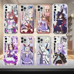 Oguri Cap Fujimasa March Mejiro McQueen Mihono Bourbon Rice Shower Special Week Symboli Rudolf Tamamo Cross Uma Musume Game Phone Case for iPhone For Samsung, Phone Accessories, Game Phone Case, Fashion Case, Perfect Gift for Her Him