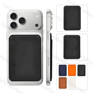 Minimalist Curved Magsafe Card Case for iPhone Android, Solid Color