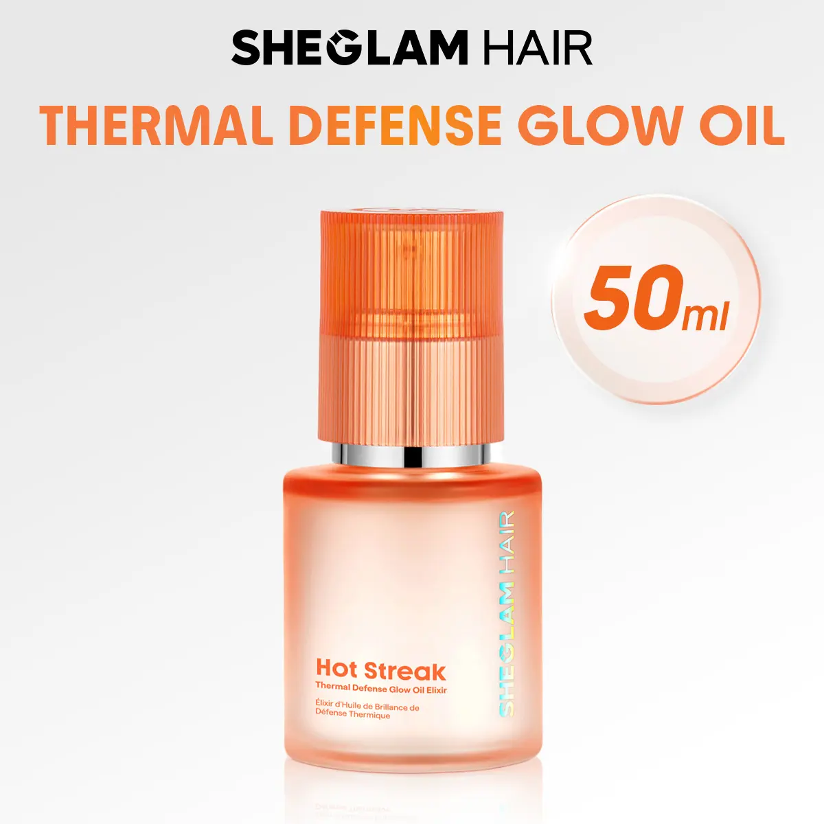 SHEGLAM HAIR Hot Streak Thermal Defense Glow Oil Elixir-100ml/3.4 FlOz | Hair Care Essential Oil | Tames Frizz And Seals In Shine | Deep Nourishment | Weightless Mist Spray For All Hair Types#leave in conditioner #based hair #products #girly essentials