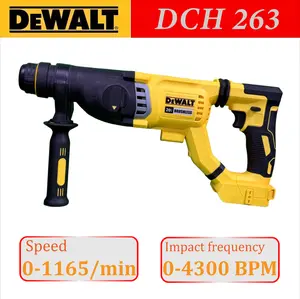 DRILL CONCRETE FAST! DEWALT DCH263 20V XR Brushless SDS+ Hammer – 3.0J Power for Construction