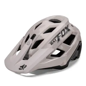 Batfox Titanium Color Mountain Bike Helmet, Wearable Helmet, Professional Cycling Safety Protection, Multi-Ventilation Breathable Comfort, Outdoor Riding Gear