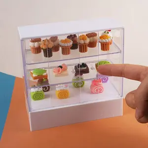 Mini bakery display cabinet charm