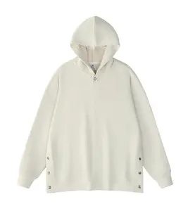 FAlABLE Women's Hoodies Sweaters Oversized essentials black Hoodie Pullover Long blue Sleeve Cotton white Hoodies leisure wear sets for women knit sweater for womenCasual Button Knit Sweater Unisex springtok