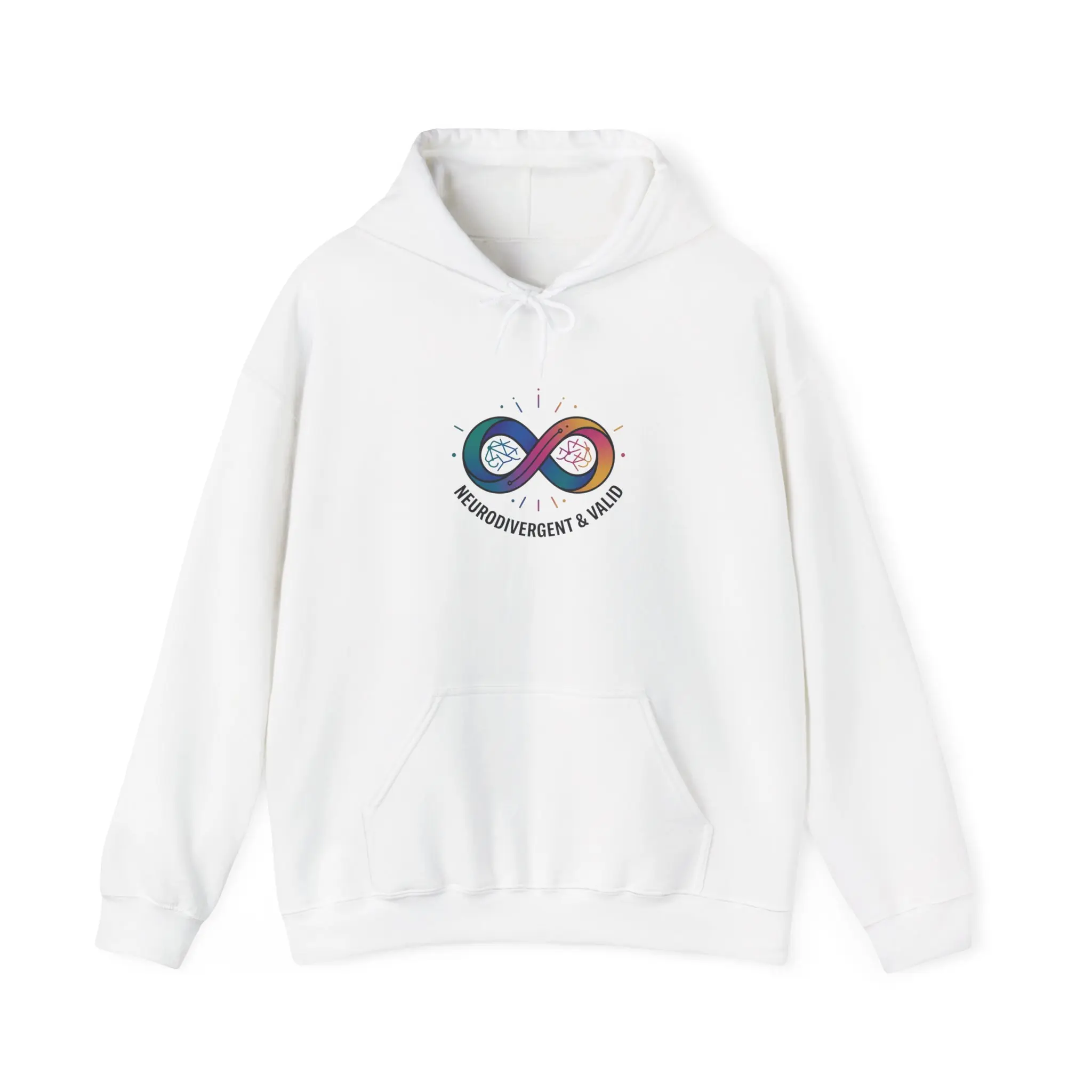 Neurodiversity Pride Infinity Design Hoodie | autistic pride, affirming