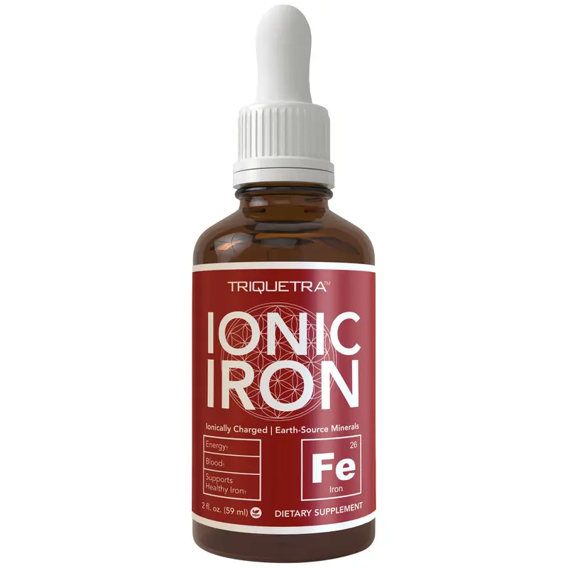 Ionic Liquid Iron Supplement – 236 Servings, Highly Absorbable, Vegan, Non-Flavored, Gentle Digestion, Earth-Sourced, Third-Party Tested, cGMP, Ideal for Women & Men, US-Made Quality for Daily Use
