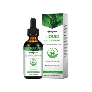 Googeer Liquid Chlorophyll Drops Healthcare Supplement - Natural Deodorant and Detox - Gut Support Healthcare Live