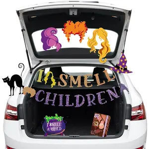 Hocus Pocus Decorations Halloween Trunk or Treat Car Decorations Kit Hocus Pocus Trunk or Treat Car Decorations Hocus Pocus Party Decorations for Car SUV