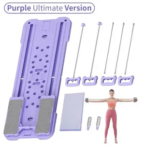 10-in-1 Multifunctional Ab & Push-Up Pilates Board – Full Body Workout Trainer