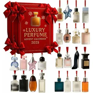 2025 Luxury Fragrance Advent Calendar, 2D Flat Acrylic 24-Day Acrylic Fragrance Display Gift Set, 24-Day Designer Fragrances for Men and Women – Premium Holiday Countdown Gift Set is the perfect birthday and Christmas gift (video game accessory).