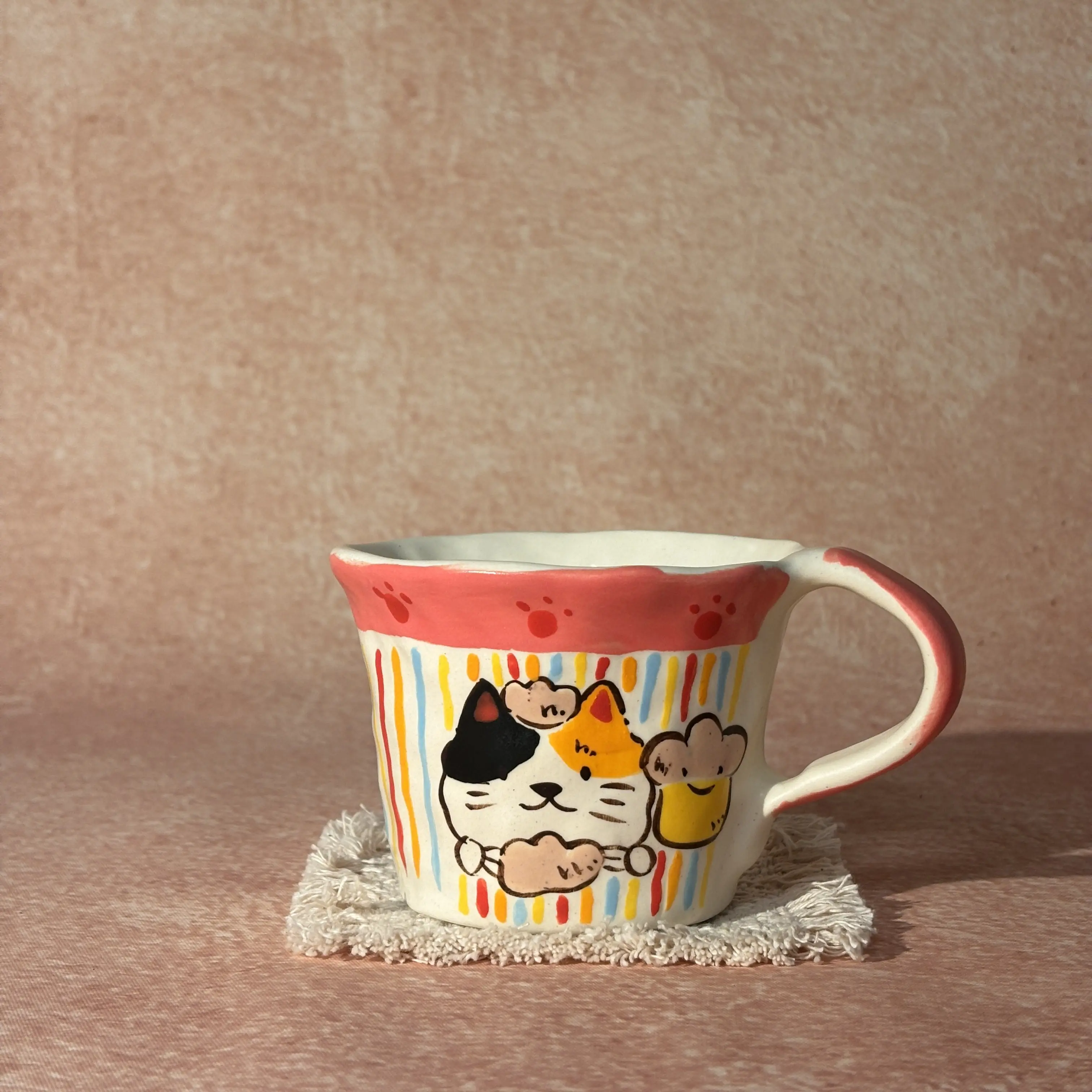 808PORCELAINKILN × Dream Garden Collection × MAMA MIA · Gentle Guardian Ceramic Mug