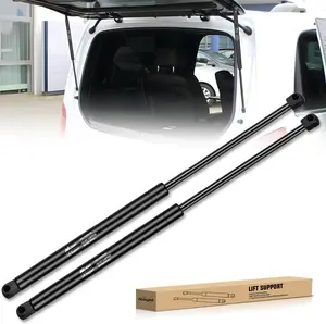 Nilight Rear Window Glass Struts 6602 for Jeep Wrangler JK 2007-2010, Rear Shocks Gas Struts 23 Inch, 2PCS Set Rod