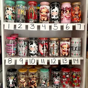 Custom glass cups. Choose your design.