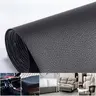 Durable Self-Stick PU Leather Repair Patch Sticker, 20x54in Contemporary Rectangular Geometric - Easy-to-Apply DIY Peel & Stick for Torn Seat Cover Fix (Home Sofa, Car Seat), Decorative Home Supply