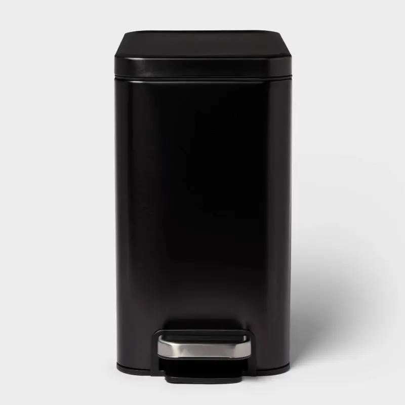 10L Stainless Slim Step Trash Can