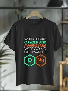 100% Cotton Funny Science Shirt Cool Nerd Tshirt Gift Tee Men Women T-Shirt