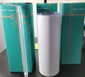 Custom Sublimation Skinny Tumblers Drinkware Flasks