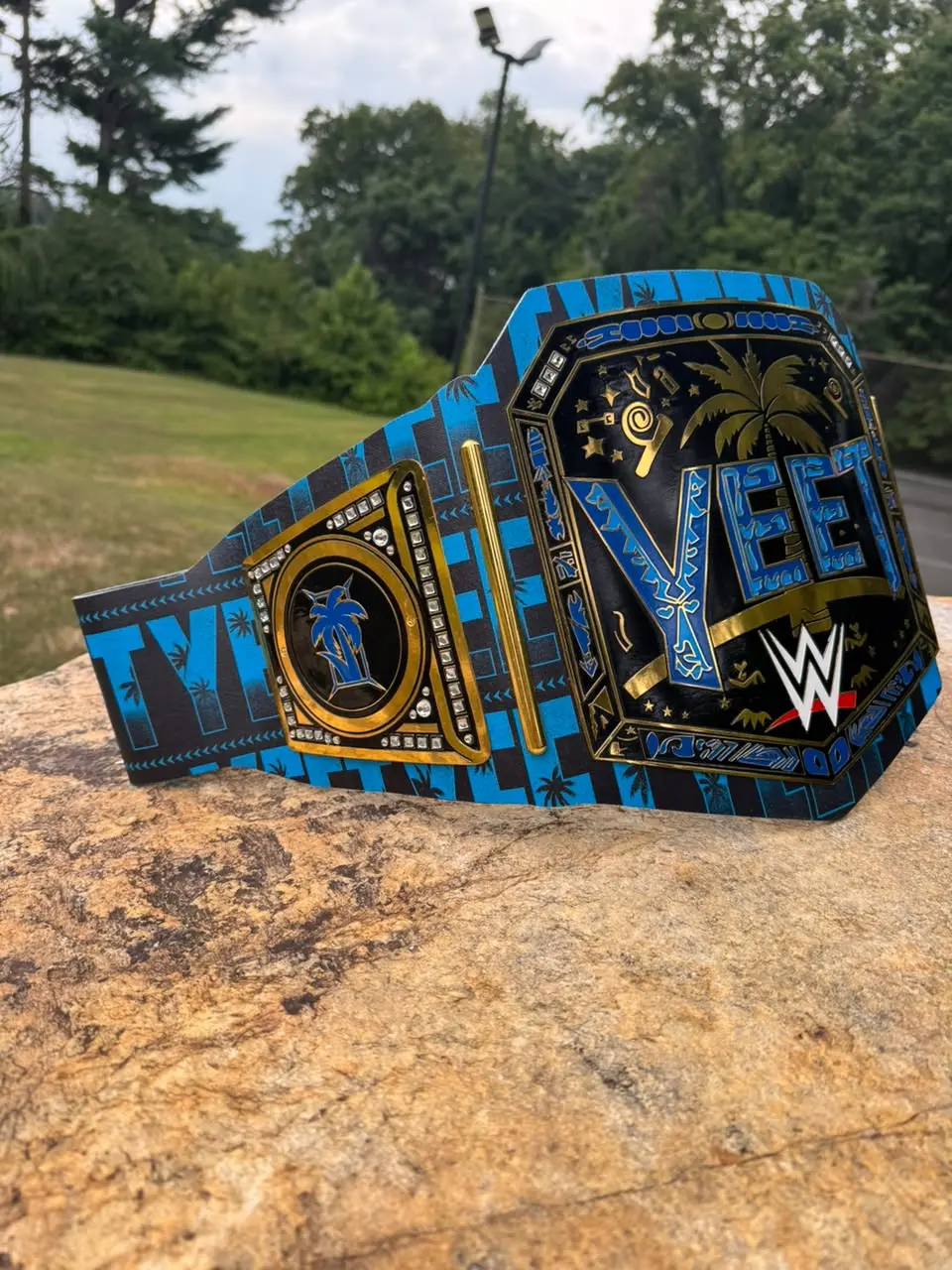 YEET Heavyweight Championship Wrestling Title Replica Belt 2MM Brass Adult Size