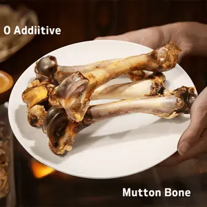 1/2 Pack-2/4 Count x 60g Mutton Bone, Natural Ingredients, Natural Dog Treats, Healthy, Easily Digestible, Dog Chews Long Lasting, And High Protein, Low Fat, Perfect Training Reward Snack For Small, Medium and Large Dogs