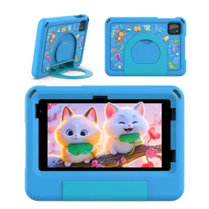Android 14 Tablet, 7inch Kids Tablet, 3GB+64GB Tablets for Kids with Kids Space, Quad-core CPU, 5G WiFi 6, 3500mAh Battery, Parental Control, 2+8MP Dual Camera