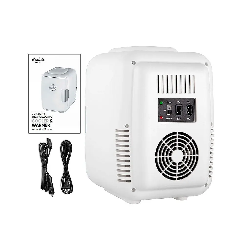SYPS - 0.1 Cu. Ft. Mini Fridge - White (NOT HYDRALAMP COMPATIBLE)