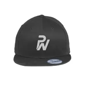 PW Merch Precision Wraps & Graphics Black Snapback Flat Bill Hat