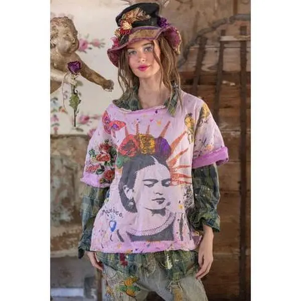 Magnolia Pearl Frida del Sol Vetiver Sweatshirt - Allium Dip Dye