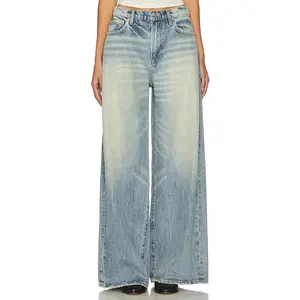 GRLFRND Luna Mid Rise Baggy Jeans in Whistler