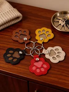 Cute Pet Paw Print Memorial Clip, Pet Hair Storage, Cat Claw Imprint Hanging Ornament, Portable Keychain Accessory