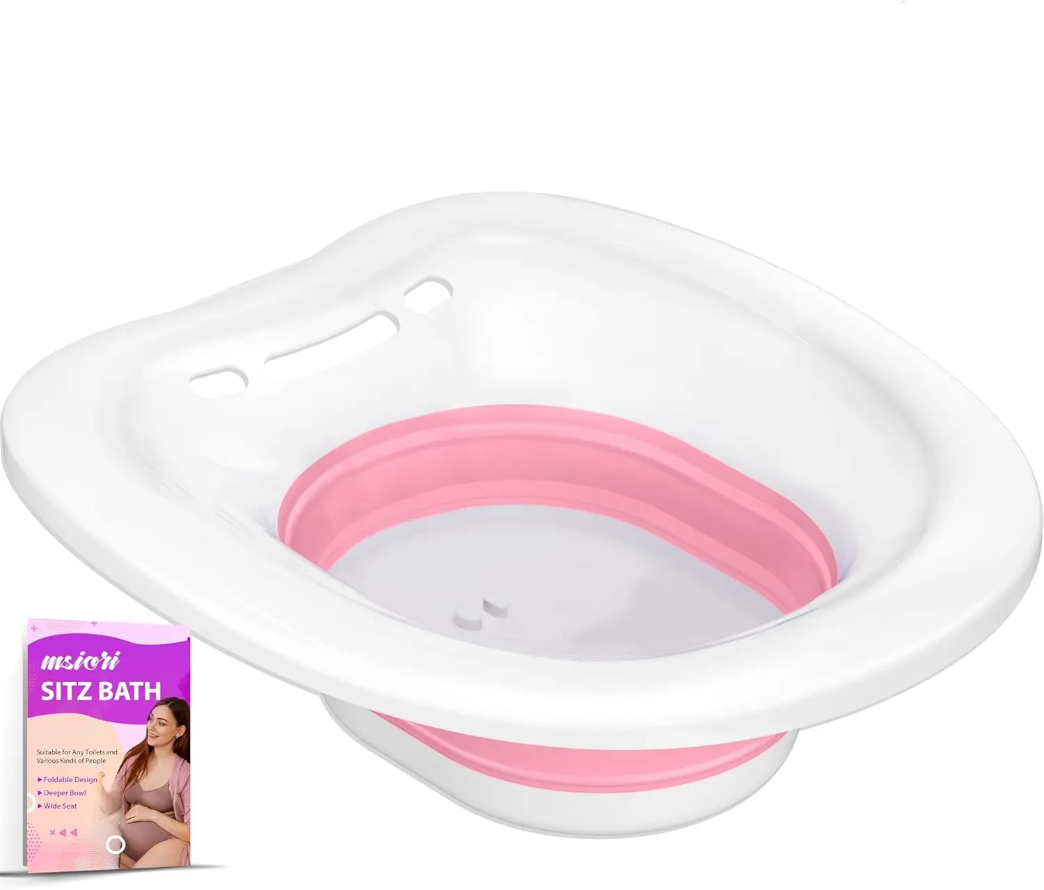 Sitz Bath, Sitz Bath for, Postpartum and Hemorrhoids Care, for Yoni Seat, V Steaming, Sits Bath Kit for - Collapsible, Use with Soak