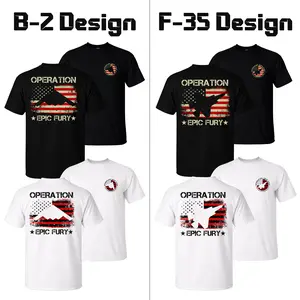Operation Eric Fury T-Shirt, B-2 Tee, F-35 Tshirt, US Air Force Colection Shirts, Unisex Cotton Apparel For Women And Men