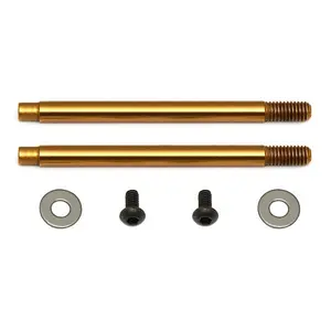 Team Associated 1/10th Scale TiN 3 x 27.5mm Shock Shafts V2 (2)  ASC91619