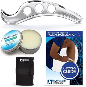 Elipse Pro Tool - Myofascial Releaser Ellipse Pro Stainless Steel Scraping Massage Tool for IASTM Myofascial Release, Massage, Gua Sha and Physical Therapy Techniques Body Care Comfort