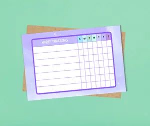 Habit Tracker Notepad