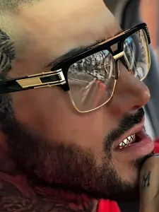 New Vintage Large Oval Glasses, Unique Dual Bridge Design, Stylish Men's Eyewear for Street Photography & Daily Wear, Trending Glasses