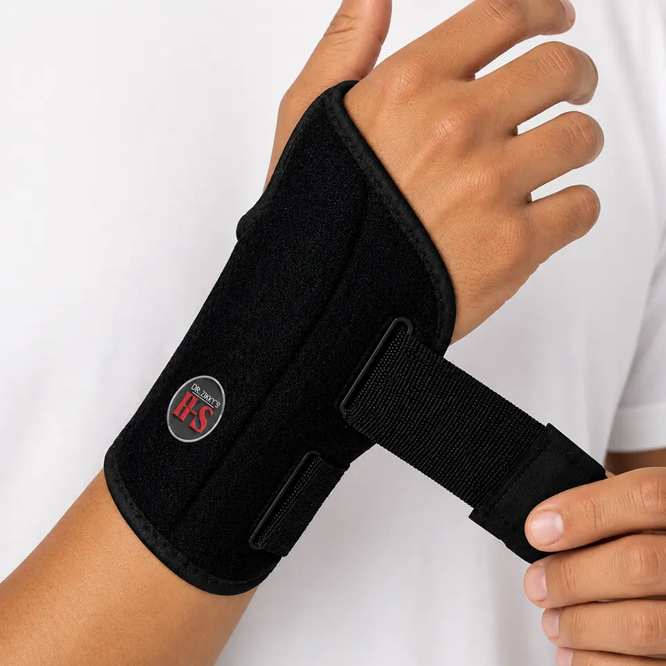 Dr. Zikky's Wrist Stabilizer Brace – Doctor-Developed for Carpal Tunnel, Tendonitis, Arthritis, RSI & TFCC | Breathable, Day & Night Support, Left & Right Hand