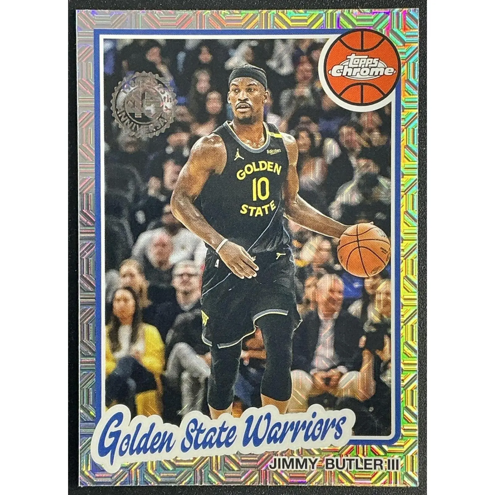 JIMMY BUTLER III 2025-26 TOPPS #TC-JBU 1980-81 CHROME MOJO REFRACTOR WARRIORS