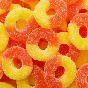 Clever Candy Gummy Peach Rings Clever Candy Gummy Peach Rings