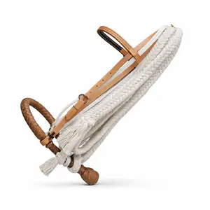 Heavy Duty Leather Bosal  Western Horse Breaking Training Hackamore