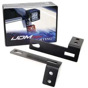 iJDMTOY Pair Driver/Passenger Sides Tailgate CB Antenna/LED Pod Light Mounting Brackets, For 2005-2015 Toyota Tacoma
