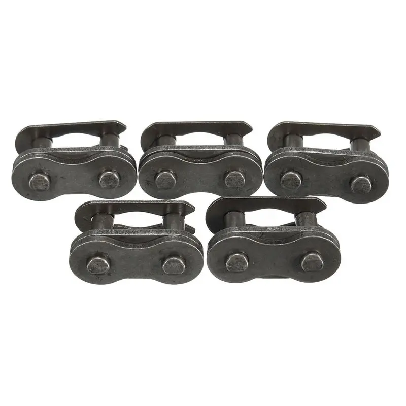 5-Pack Functional Steel 415 Chain Master Links for 80cc 2-Stroke Motorbikes & Motorized Bicycle Bikes (Adults), Exquisite Workmanship Automotive Parts, No 1-3cm Tolerance Issues