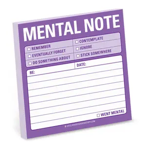 Mental Note Sticky Notes Mental Note Sticky Notes