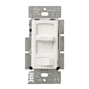Skylark Contour Slide Dimmer Switch ELV+, 300W, Single Pole or 3-Way, White