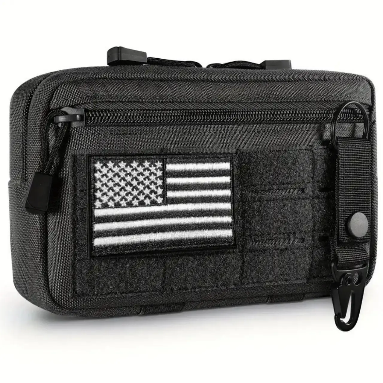 Unisex Nylon Tactical EDC Waist Pack - Compact Pack, Tactical Sports Bag, Gym Bag with Zip Fastener for Hiking, Hunting, Tactical Sports Bags