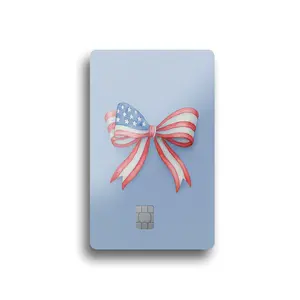 Stars & Stripes Bow Card Skin